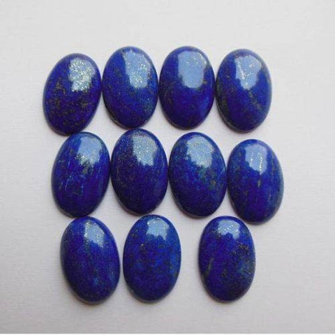 Wholesale, Natural Blue Lapis Lazuli Cab (Cabochon) 6x4-18x13mm Oval, Top Quality Calibrated