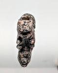 Natural Pink Agate Tiger Pendant, Hand Carved, 34x19x14.5mm Dangle Pendant, Stone Tiger, Pink Tiger, USA