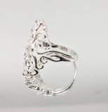 Sterling Silver or 14kt Gold Filagree Freeform Ring Shank Size 7 setting DYI Jewelry,  Fashion Ring 168-068/148-068