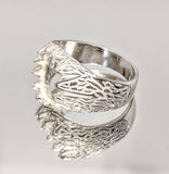 Solid Sterling Silver or 14kt Gold 10x8-18x13 Oval blank Cab (Cabochon) Men's Ring shank setting Size 9-11, 163-034/143-034