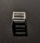 Solid Sterling Silver or 14kt Gold Wire Basket 5x3-30x22 Emerald Cut Head, Ring, Earring or Pendant, DYI Jewelry, Custom Made 144-020