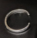 Solid Sterling Silver Inlay Blank Bracelet, Rough Casted, DYI Jewelry, Empty Bracelet, Engraving, For Silversmiths, 561-010