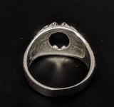 Solid Sterling Silver or 14kt Gold 10x8-18x13 Oval blank Cab (Cabochon) Men's Ring shank setting Size 9-11, 163-034/143-034