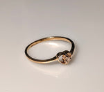 Solid 10kt, Natural Gemstone, Heart Promise Ring, Size 4-7 143-712, Sapphire, Ruby, Emerald, Topaz, Peridot, Garnet, Amethyst, Birthstone
