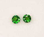 SALE!!!, Pair, Natural Genuine African Tsavorite Green Garnet, 4mm Round Faceted, VS loose stones, January Birthstone