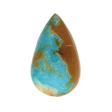USA Natural Arkansas Mona Lisa Turquise Cab (Cabochon) 8x5 to 10x8 Pear, Mined and Cut in USA