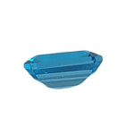 1.975ct Natural African Swiss Blue Topaz  8x6mm Emerald Cut, VVS Eye Clean, Loose Stone