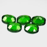 Sale!!! Natural Genuine Russian Chrome Diopside, 7x5mm Oval Faceted, VVS loose stone