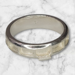 Solid Sterling Silver Inlay Blank Setting, Rough Casted, DYI Jewelry, Empty Ring, Eternity Ring, Engraving, For Silversmiths, Size 4-12