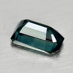 Sale!!!   1.11ct, Natural Medium Greenish Blue Sapphire, 7x4mm Emerald Cut, VS loose stone, September Birthstone