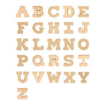 Solid 14kt Gold  Die Struck Initials Letters Alphabet, App 10mmx10mm New, Made in USA 240-101