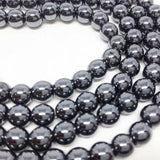 Wholesale, Natural Hematite Beads 16" Strand, Top Quality 3mm-12mm