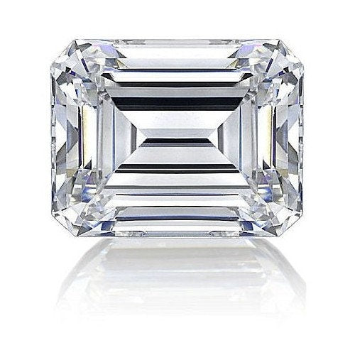 Wholesale, White Cubic Zirconia (CZ), 5x3-16x12mm Emerald Cut, VVS