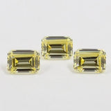 Wholesale,  Cubic Zirconia (CZ), 6x4-18x13mm Emerald Cut, Pink, Yellow, Lavender, Purple, Red, Tanzanite, or Champagne Color