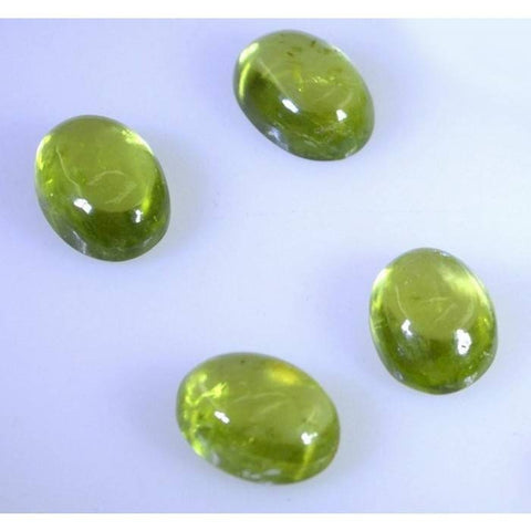 Wholesale, Natural Peridit Cab (Cabochon) 6x4-9x7mm Oval, Top Quality Calibrated