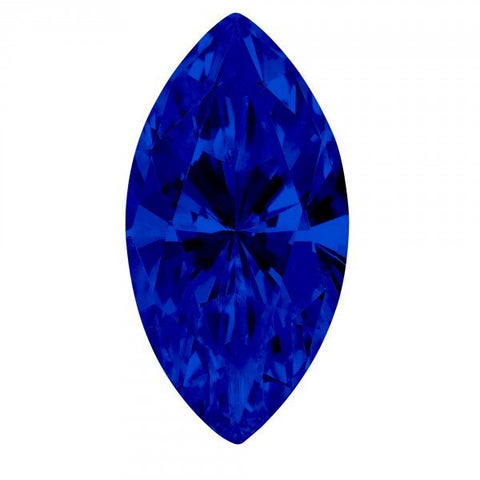 Wholesale, Bright Blue Lab Created Sapphire Marquise, 4x2, 5x2.5, 6x3, 8x4, 10x5, VVS Eye Clean