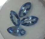 Wholesale, Natural African Sky Blue Topaz, 4x2, 8x4, 10x5, 12x6, or 14x7mm Marquise Cut, VVS Eye Clean, Loose Stone