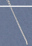 925 Solid Sterling Silver Round Loop Chain 2mm, Chain by the Foot, Bulk Chain, Made in USA 460-166