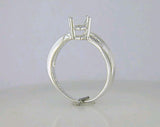 Solid Sterling Silver or 14kt Gold 12x6 or 14x7 Marquise Cut Pre-Notched Offset Blank Ring Size 7 setting 163-520/143-520