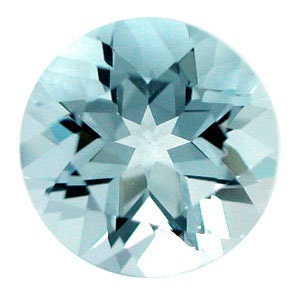 Wholesale, Natural Genuine Brazilian Aquamarine, 1.5, 2, 2.5, 3, 3.5, 4, 5, 6, 7, or 8mm Round Faceted, VVS Eye Clean loose stone
