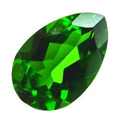 Wholesale, Natural Genuine Russian Chrome Diopside, 5x3, 6x4, 7x5, or 8x5mm Pear Faceted, VVS loose stone