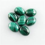 Wholesale, Natural Green Malachite Cab (Cabochon) 6x4-18x13mm Oval, Top Quality Calibrated
