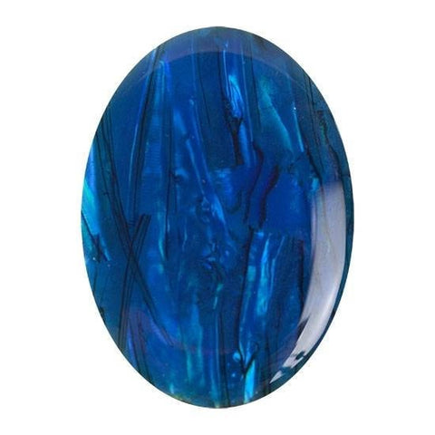 Wholesale, Natural Purple or Blue Paua Abalone Shell (Cabochon) 6x4-10x8mm Oval, Top Quality Calibrated