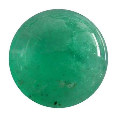 Wholesale, Natural Medium Green Emerald Cab (Cabochon) 1.25-5mm Round, Top Quality Calibrated