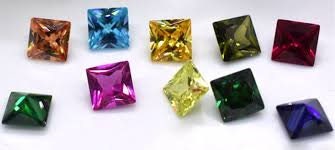 Wholesale,  Cubic Zirconia (CZ), 4-12mm Square Cut, Pink, Yellow, Lavender, Purple, Red, Tanzanite, or Champagne Color