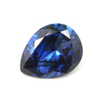 Wholesale, Bright Blue Lab Created Sapphire Pear, 5x3, 6x4, 8x6, 9x7, 10x7mm, VVS Eye Clean