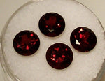 Wholesale, Natural Genuine African Garnet, 2, 2.5, 3, 4, 5, 5.5, 6, 6.5mm Round Faceted, VVS Eye Clean loose stone, January Birthstone