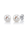 Solid Sterling Silver or 14kt Gold Natural (Genuine) 2mm-6mm Round Birthstone Earrings, Children Jewelry, Tiny Earrings, Fine Birthstones