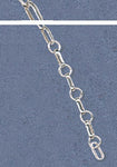 925 Solid Sterling Silver Large Rectangle Chain 5.1mm, Chain by the Foot, Bulk Chain, Made in USA 460-128