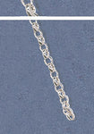 925 Solid Sterling Silver Rolo Chain 3.8mm, Chain by the Foot, Bulk Chain, Made in USA 460-129