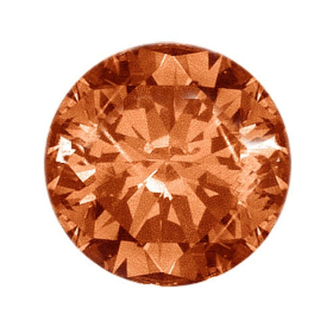 Wholesale, Natural 0.5ct Champagne Pink Diamond,  5mm Round,  SI1, Z+ Fancy Color, April Birthstone, Loose Stone