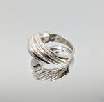 Sterling Silver or 14kt Gold Freeform Textured Ring Shank Size 7 setting DYI Jewelry,  Fashion Ring 168-092/148-092