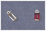 Sterling Silver or 14k Yellow, White, Rose Gold 4-12mm  Tourmaline Shallow, Medium, or Deep Pendant Setting, 166-320,330,340/146-320,330,340