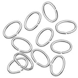 BULK Wholesale High Volume Users - Solid Sterling Silver 4, 4.5, 5.5 3x2.5, 4x3, 5x3.5, 6x4, Oval or Round Jump Rings by Sold ByTroy Ounce