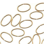 Solid 14kt Yellow Gold 3-11mm Round or 3x2.5, 4x3, 7x5, 8x6mm Oval Jump Rings Open Jewelry making, Wholesale, Craft Supplies