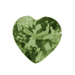 Wholesale, Natural Medium Green Sapphire, 3mm, 4mm, 5mm, Heart VS loose stone, September Birthstone