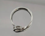Sterling Silver or 14kt Gold Multi swirl Freeform Ring Shank Size 7 setting DYI Jewelry,  Fashion Ring 168-028/148-028