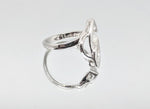 Sterling Silver or 14kt Gold Freeform Ring Shank Size 7 setting DYI Jewelry,  Fashion Ring 168-031/148-031