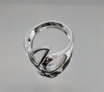 Sterling Silver or 14kt Gold Freeform Ring Shank Size 7 setting DYI Jewelry,  Fashion Ring 168-067/148-067