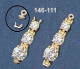 Solid Sterling Silver or 14kt Gold 6x4mm-10x8mm Oval, Bracelet , Earring, Pendant, Interchangeable Link, DYI Jeweler, 167-750/147-750