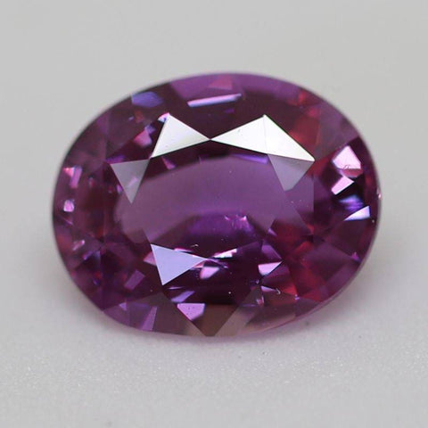Wholesale, Natural medium violet purple Sapphire, 7x5.5mm Oval, VS loose stone, September Birthstone