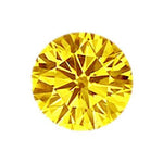 Wholesale, Natural Vivid Yellow Diamond, 1-4mm Round,  SI1-SI2, April Birthstone, Fancy Color