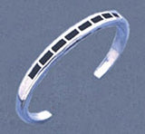 Solid Sterling Silver Inlay Blank Bracelet, Rough Casted, DYI Jewelry, Empty Bracelet, Engraving, For Silversmiths, 561-010