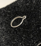 Solid Sterling Silver or Yellow Gold Filled 5x3-14x10mm Oval Shape Wire Bezel Dangle Setting, Wire Wrap, Wire Tite, Faceted Cabochon 263-150