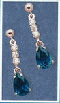 Solid Sterling Silver or 14kt Gold 6x4-10x7mm Pear Cut, Bracelet , Earring, Pendant, Interchangeable Link, DYI Jeweler, 167-760/147-760