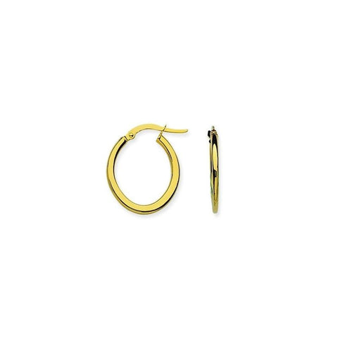 Solid 14kt Yellow Gold Euro Hoop Earrings, 1 Set, 2mm-5mm Thick, 20-40mm Diameter, Fine Jewelry, Classic Style, Timeless, 244-220